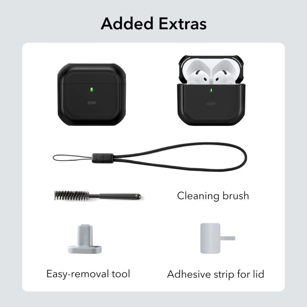 ESR Orbit Halolock MagSafe Apple AirPods 4 Negru - 8