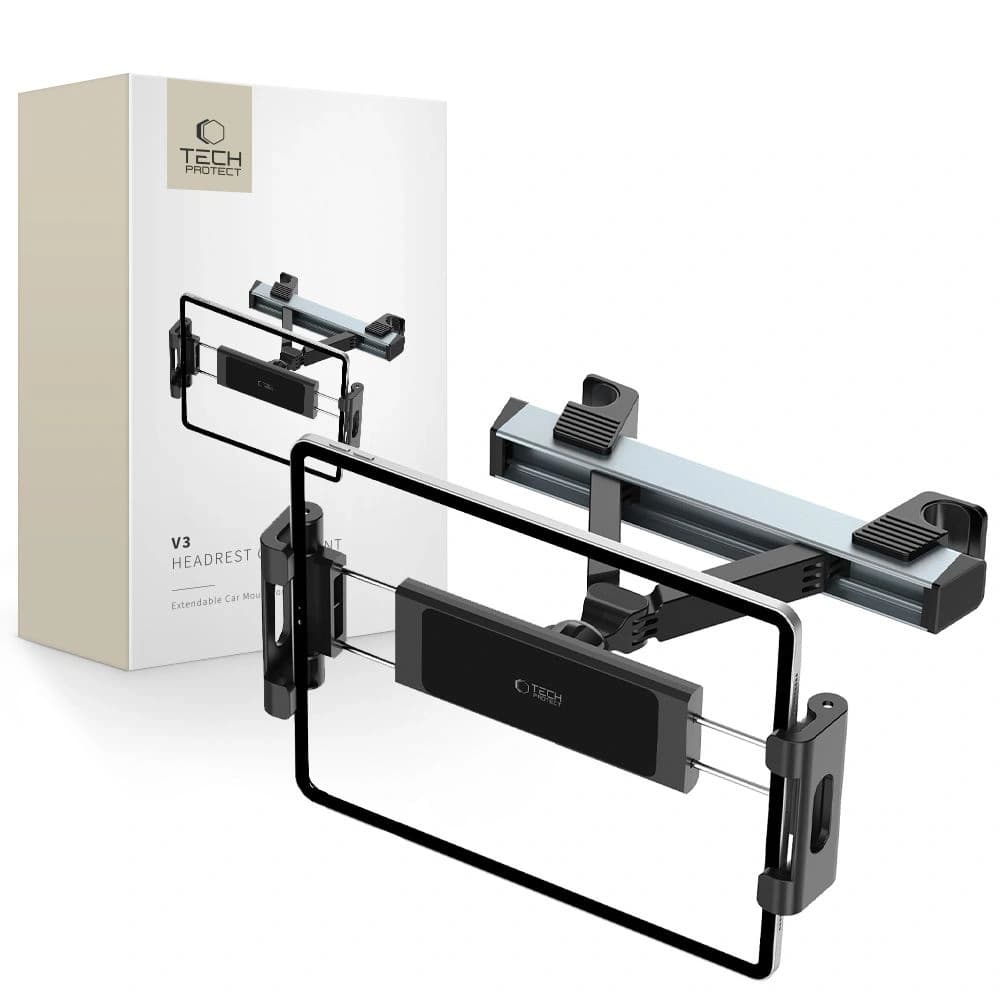 Uchycení na opěrku hlavy Tech-Protect V3 Upevnění do auta Černé - 1