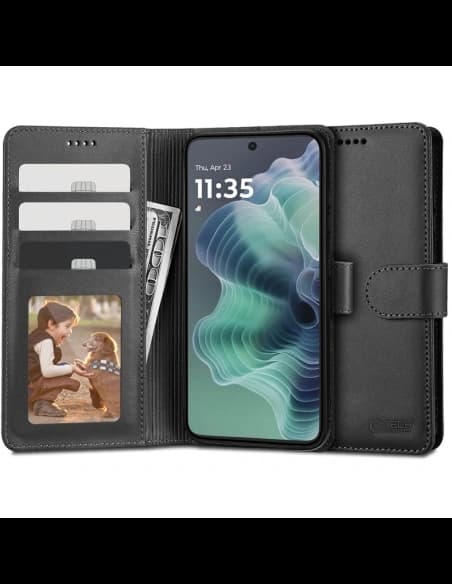 Tech-Protect Wallet Motorola Moto G35 5G Schwarz