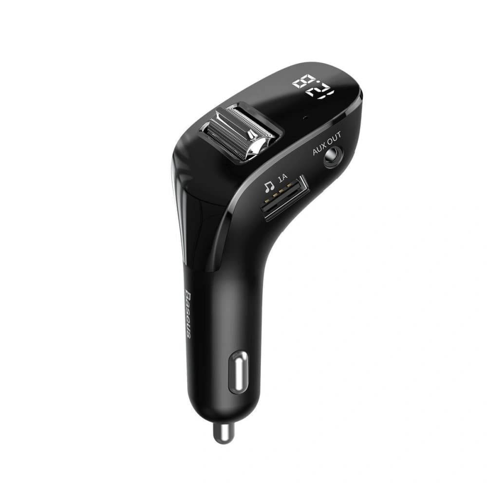 Baseus Streamer F40 AUX wireless MP3 car charger Black - 1