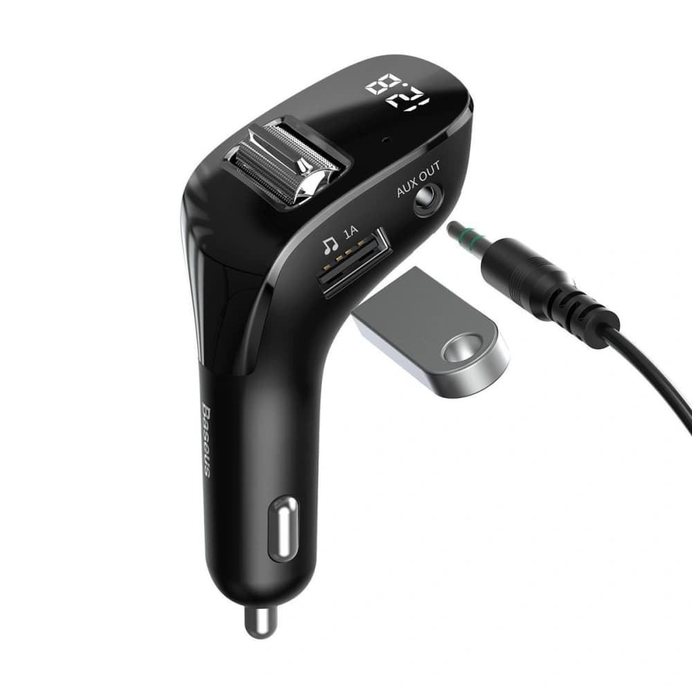 Baseus Streamer F40 AUX wireless MP3 car charger Black - 2
