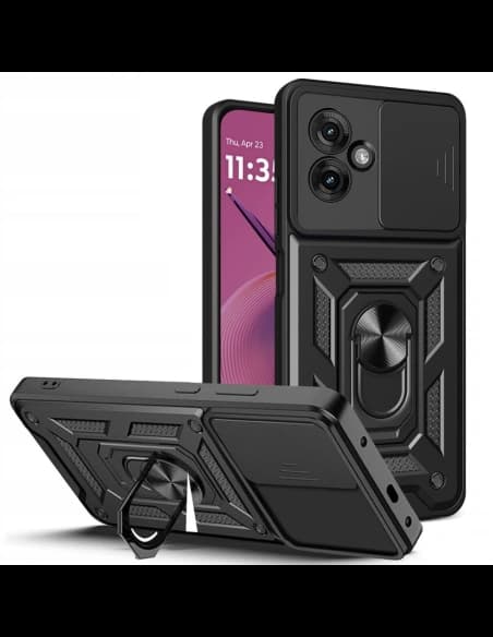 Etui Tech-Protect Camshield Pro Motorola Moto G55 5G Black