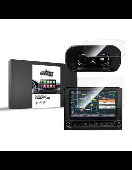 Ceramic GrizzGlass CarDisplay Protection Kia Stonic 8" 2024-2025 [2in1]