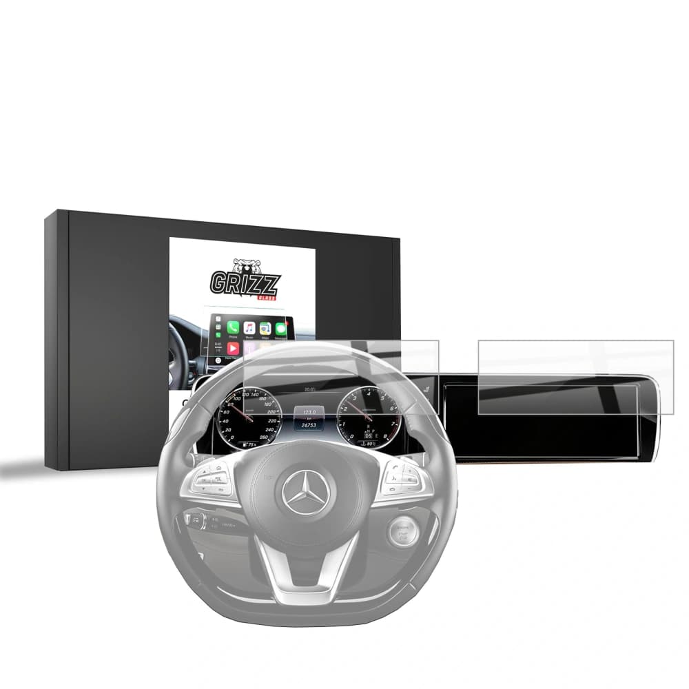 Ceramic GrizzGlass CarDisplay Protection Mercedes S Class W222 (2013-2017) [2in1] - 1