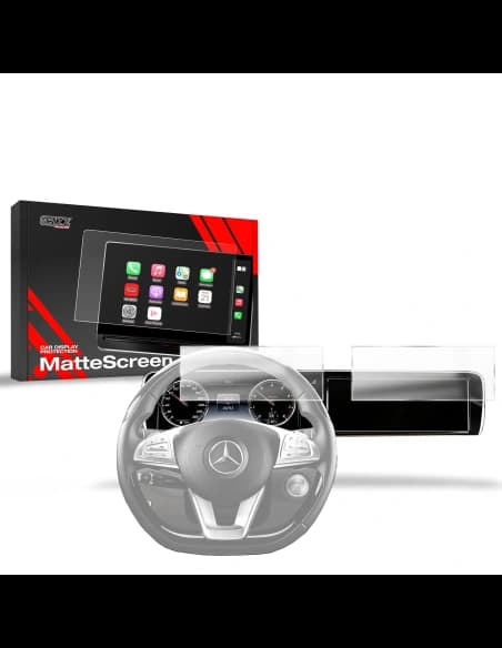 Matte GrizzGlass CarDisplay Protection Mercedes S Class Coupe W222 (2013-2017) [2in1]