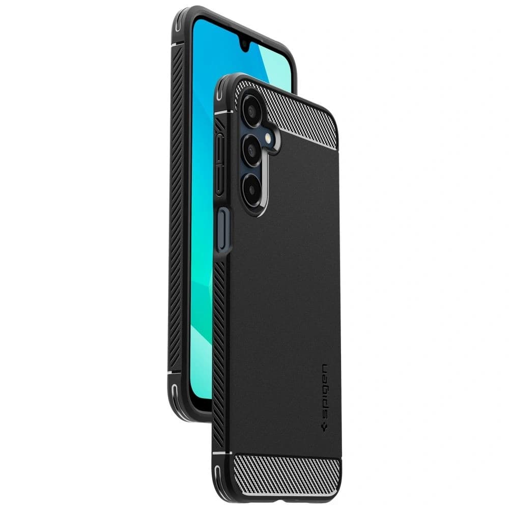 Etui Spigen Rugged Armor Samsung Galaxy A16 4G / 5G Matná černá - 9