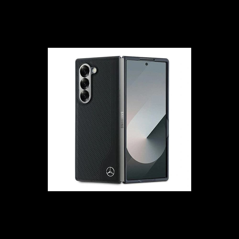 Mercedes MEHMZFD623RBGVK Samsung Galaxy Z Fold6 Leather Wood Imitation MagSafe black - 1