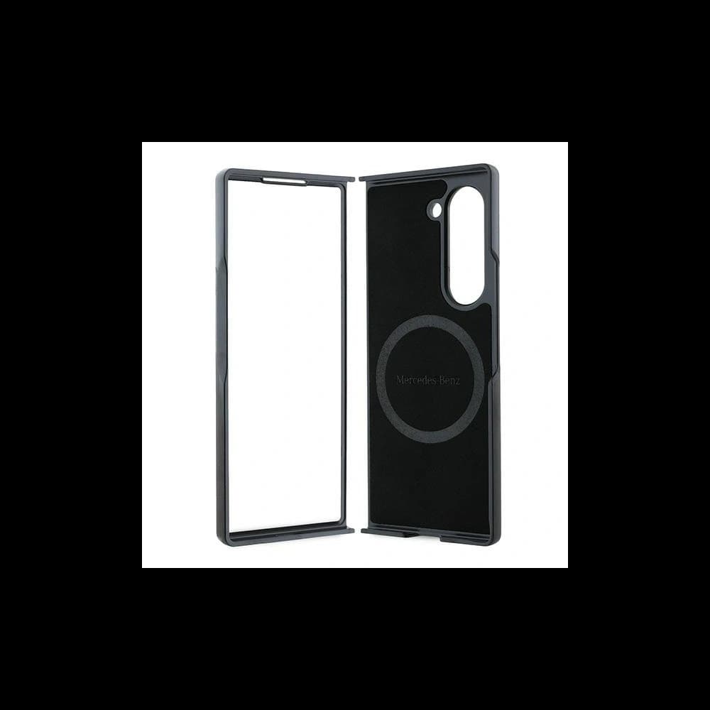 Mercedes MEHMZFD623RBGVK Samsung Galaxy Z Fold6 Leather Wood Imitation MagSafe black - 6