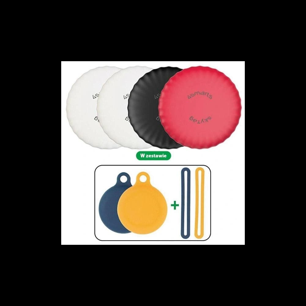 4smarts Helymeghatározó SkyTag Slim Szett 2xFehér + Fekete + Piros - 1