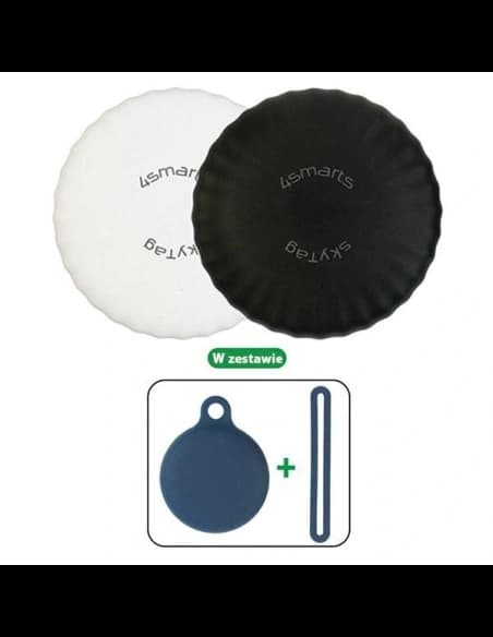 4smarts Standortfinder SkyTag Slim Set Schwarz + Weiß