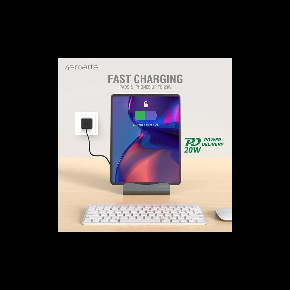 4smarts VoltDock tablet docking station Lightning 20W Gunmetal - 7