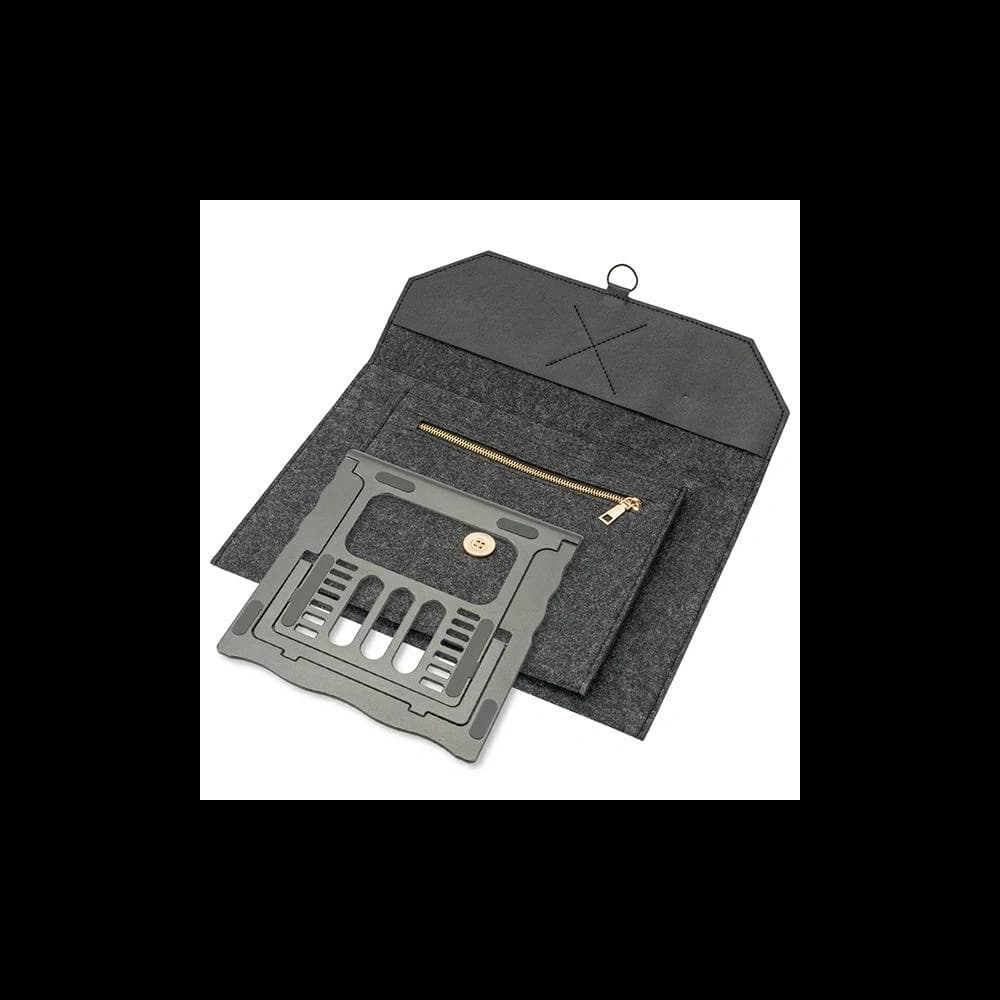 Geantă 4smarts cu funcție de suport pentru laptop / tabletă FoldStand ErgoFix 13’ gri/gun. - 1