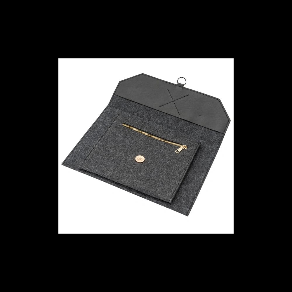 Geantă 4smarts cu funcție de suport pentru laptop / tabletă FoldStand ErgoFix 13’ gri/gun. - 4