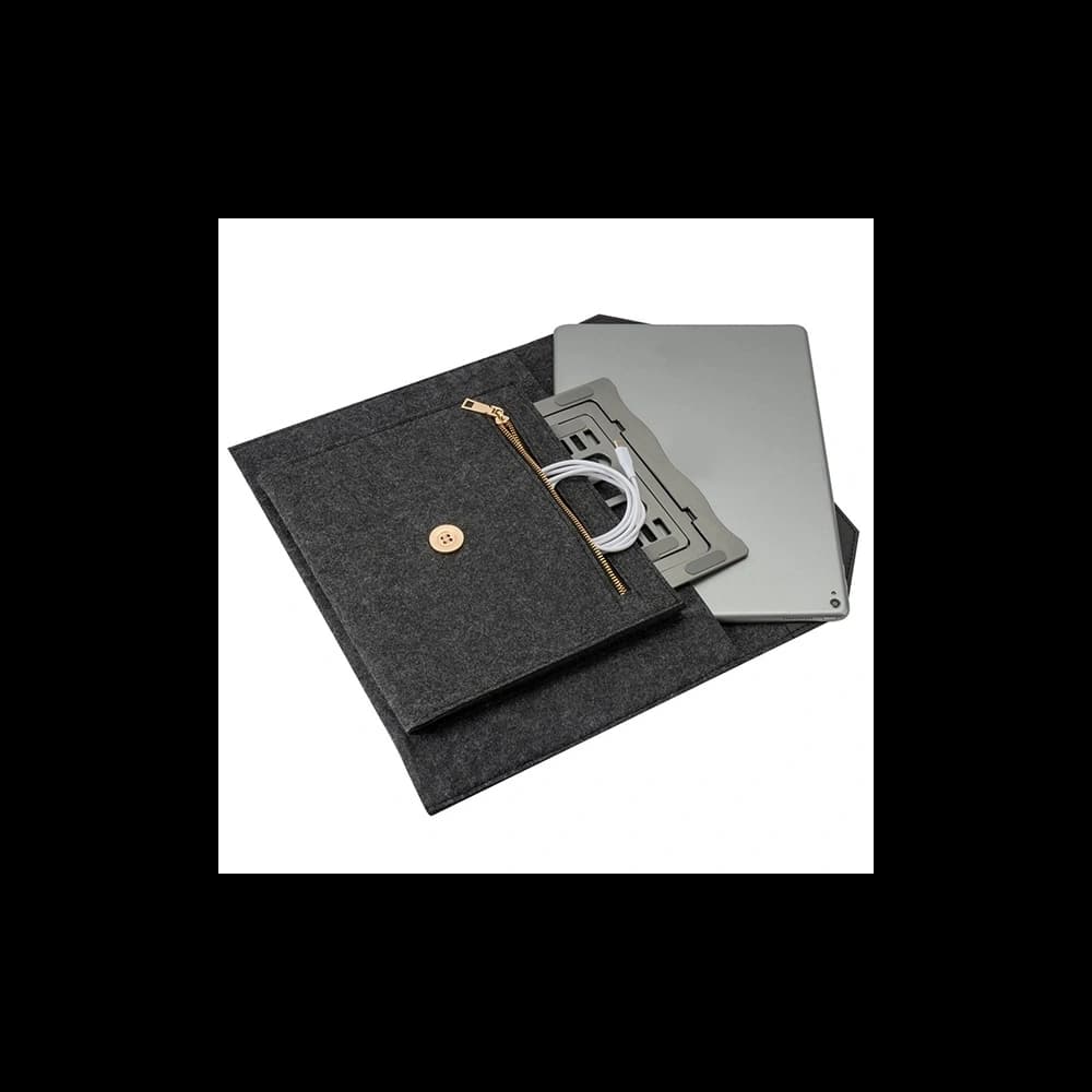 Geantă 4smarts cu funcție de suport pentru laptop / tabletă FoldStand ErgoFix 13’ gri/gun. - 9