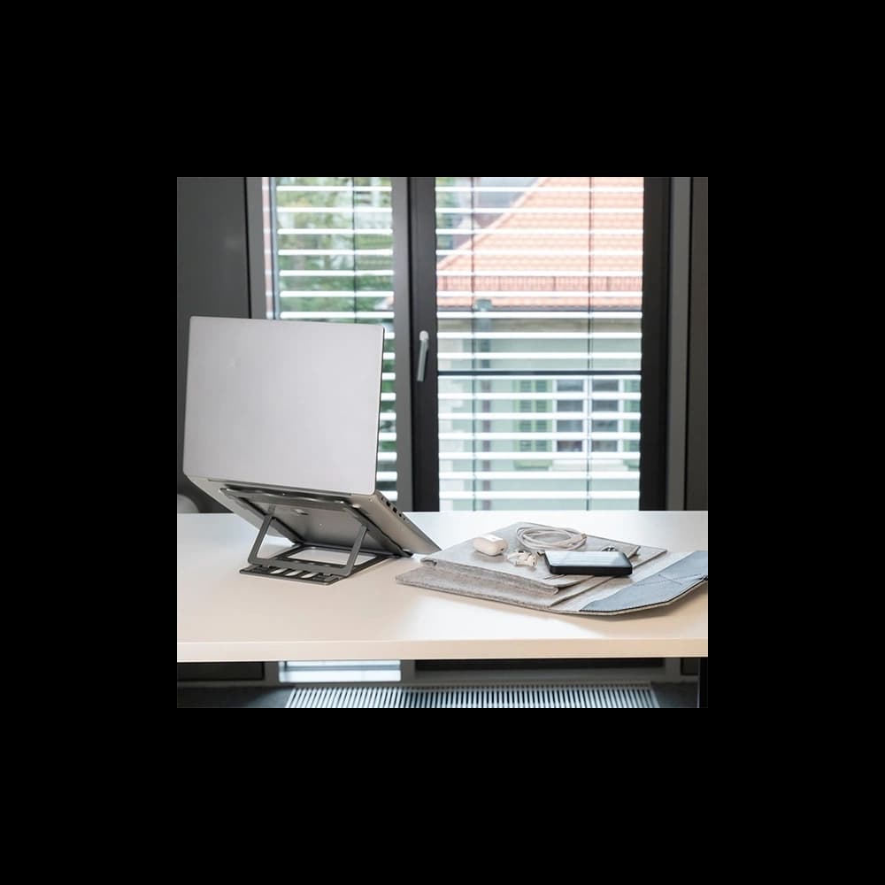 Geantă suport pentru laptop/tabletă 4smarts FoldStand ErgoFix 13’ gri/silver - 9