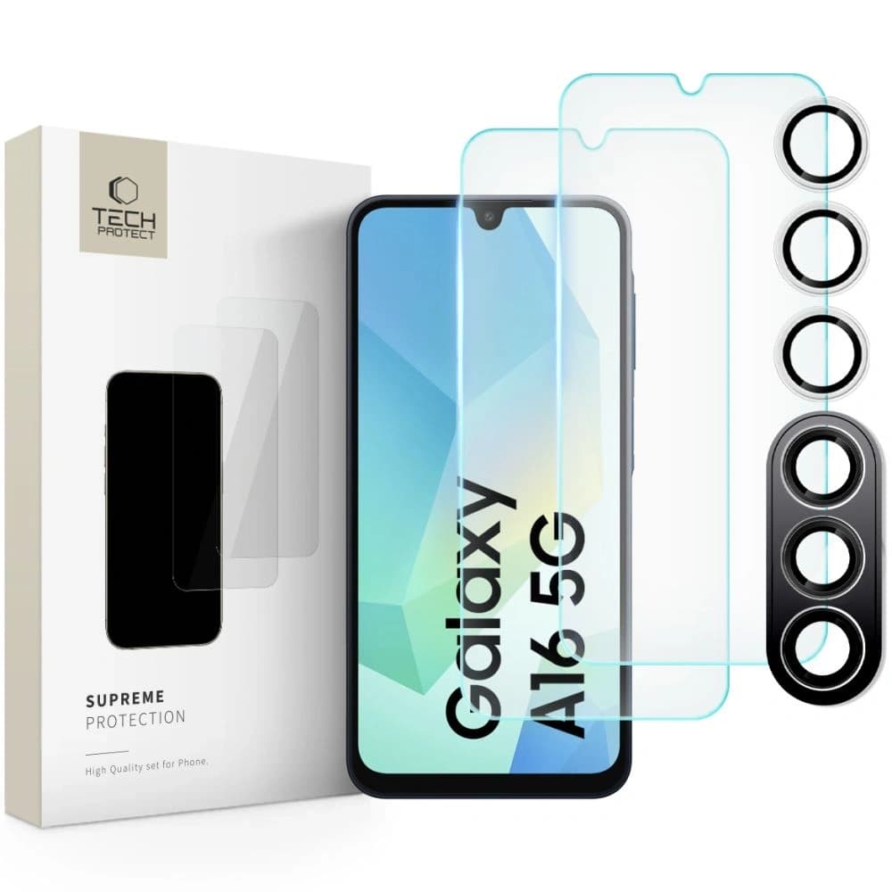 Tech-Protect Supreme Set Samsung Galaxy A16 4G / 5G Clear - 1