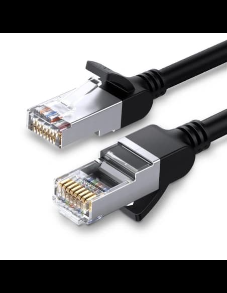 Síťový kabel UGREEN s kovovými konektory, Ethernet RJ45, Cat.6, UTP, 20m (černý)