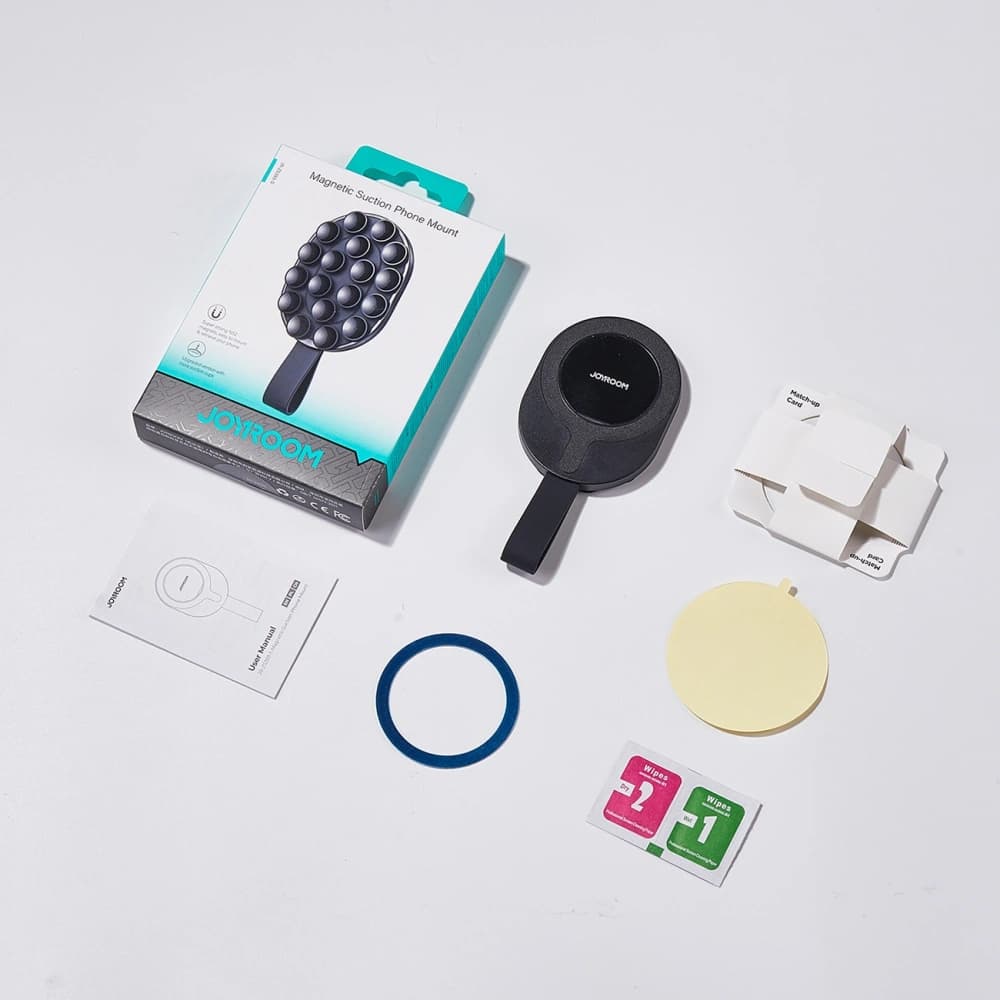 Joyroom JR-ZS393-S suport magnetic cu accesorii pentru telefon de 4.7-7" negru - 4