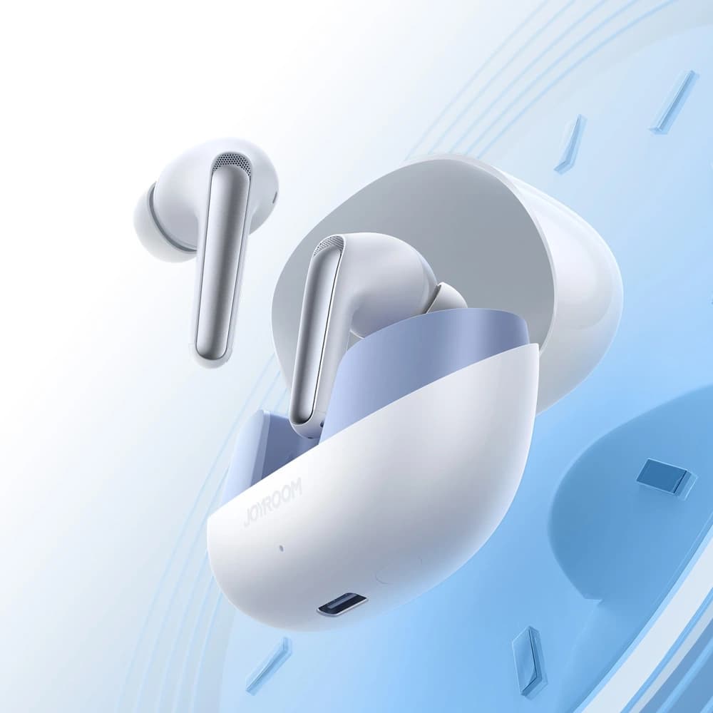 Bezdrátová sluchátka do uší Joyroom Funpods JR-FN2 TWS Bluetooth 5.4 ANC IP54 bílé - 14