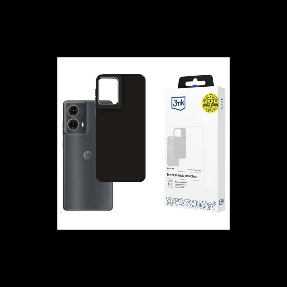 3MK Matt Case Motorola Moto G85 black - 1