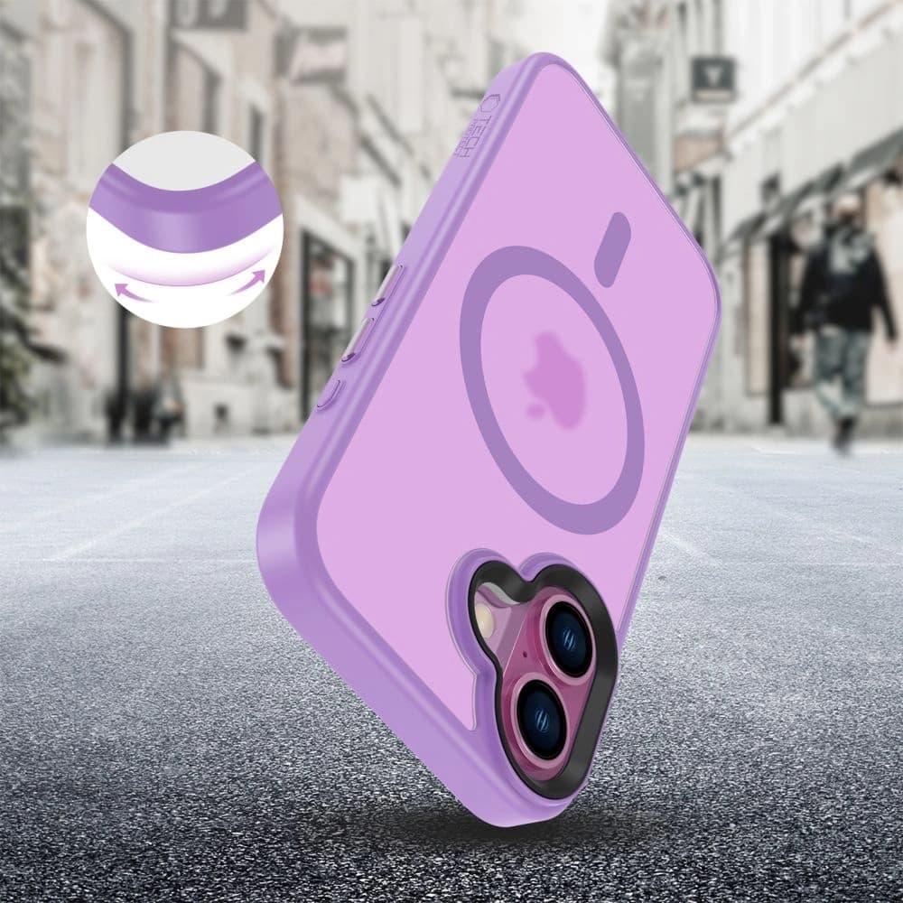 Tech-Protect MagMat MagSafe Apple iPhone 16 Matte Mauve - 4