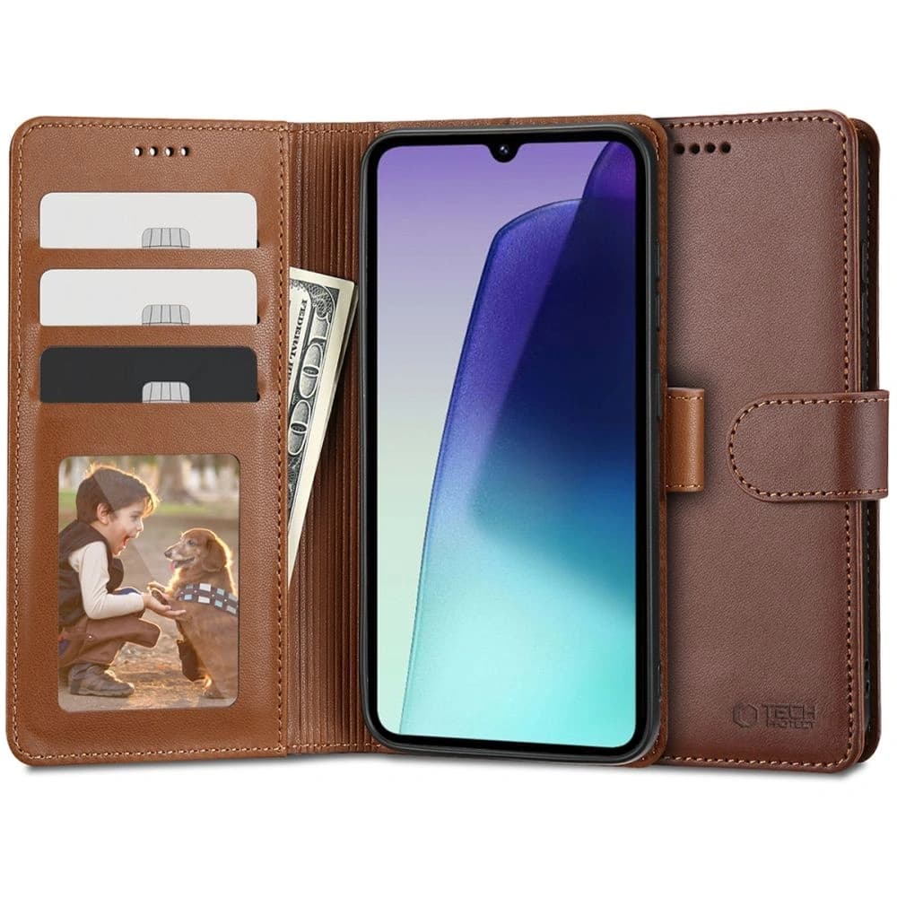 Tech-Protect Wallet Xiaomi Redmi 14C / Poco C75 Brown