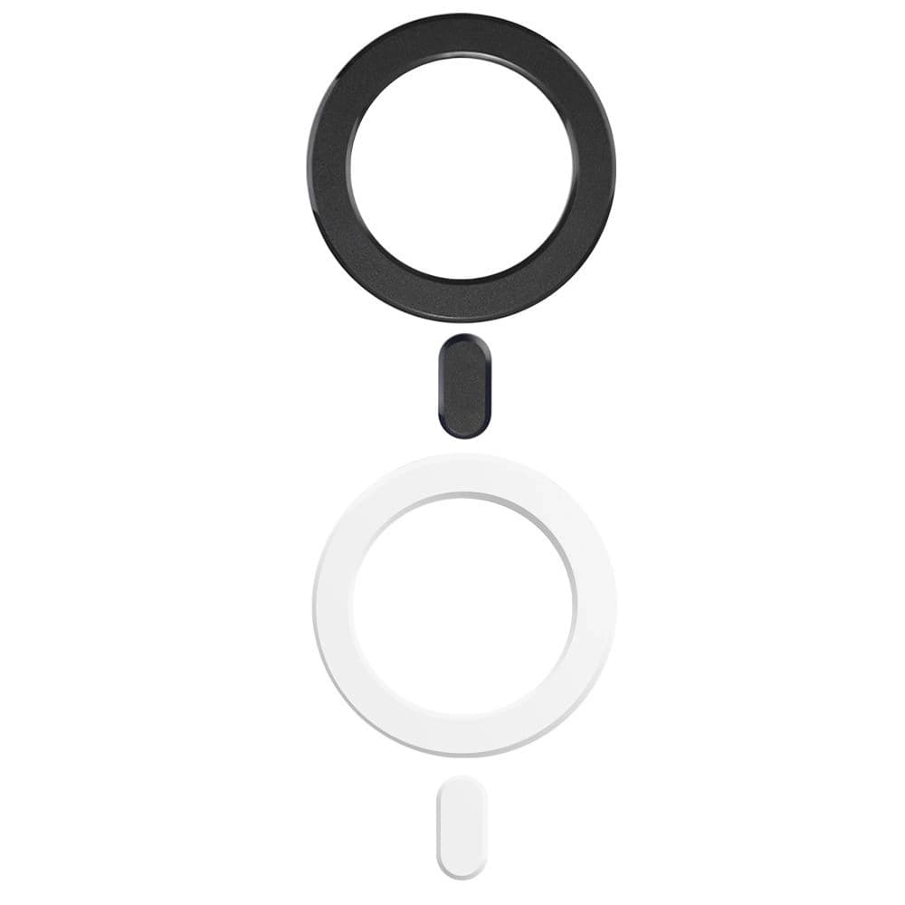 Tech-Protect MMP-100 Magnetic MagSafe Ring Negru & Alb [2 PACK] - 2