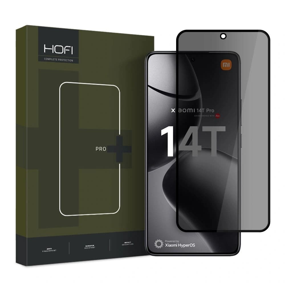 Hofi Anti Spy Glass Pro+ Xiaomi 14T / 14T Pro Confidențialitate