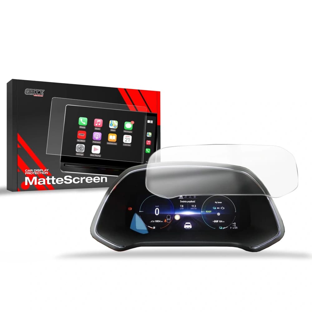 Matte GrizzGlass CarDisplay Protection Renault Captur 10,4" VC (2024-2025) - 1