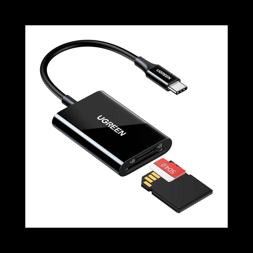 UGREEN CM265 USB-C / SD, MicroSD Kártyaolvasó (fekete) - 1