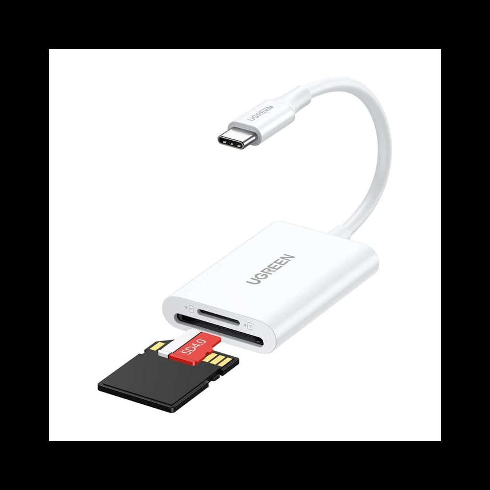 UGREEN CM265 USB-C / SD, MicroSD-Kartenleser (weiß) - 1