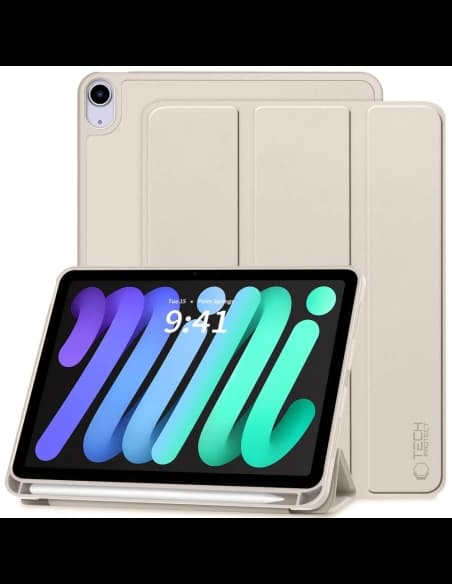 Tech-Protect SmartCase Pen Apple iPad Mini 8.3 6 / 7 2021 / 2024 Starlight