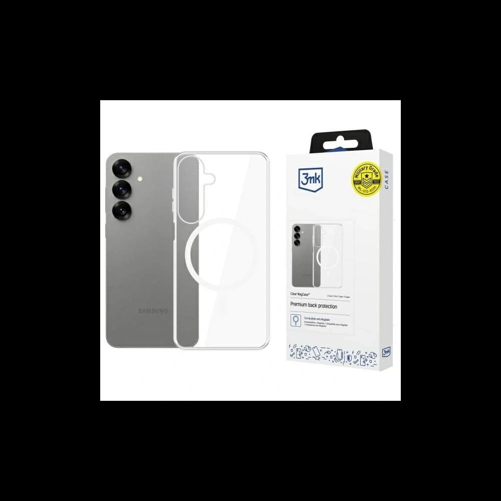 3MK MagCase Samsung Galaxy S25 MagSafe clear - 1