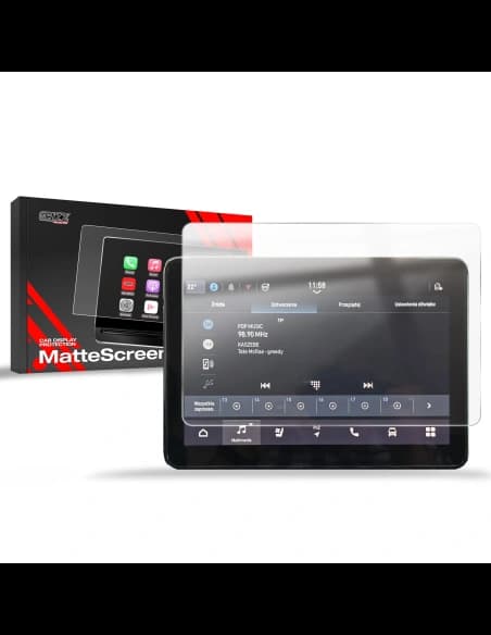 Matte GrizzGlass CarDisplay Protection Fiat Mileo 10" 2024-2025