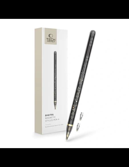 Rysik Tech-Protect Digital Magnetic Stylus Pen 4 Apple iPad Čirý/černý