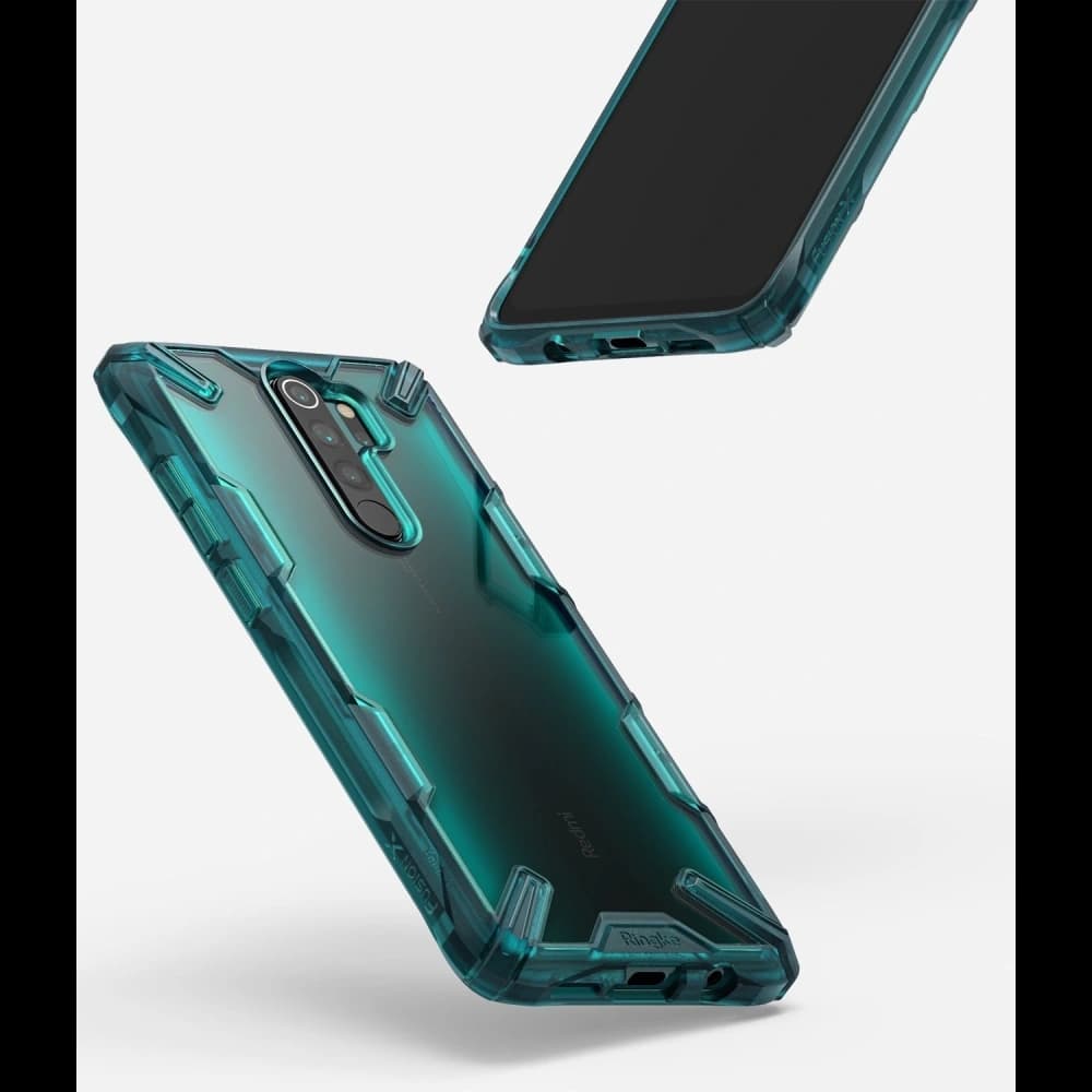 Etui Ringke Fusion-X Redmi Note 8 Pro Türkiz Zöld - 6