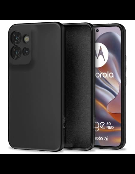 Tech-Protect Ikon Motorola Edge 50 Neo Fekete