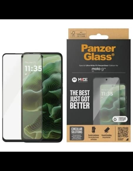 PanzerGlass Motorola Moto G35 5G Bildschirmschutz Ultra-Breite Passform