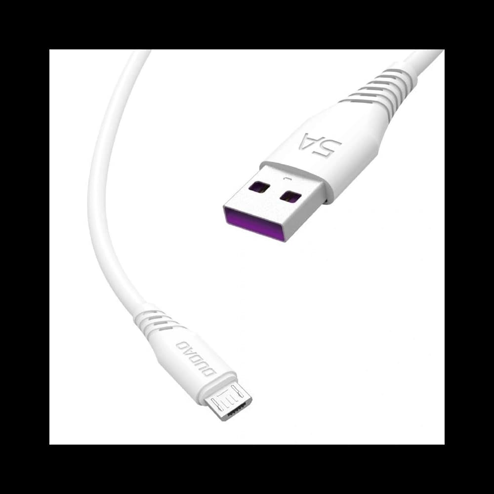 Dudao L2M USB-A / MicroUSB kábel 5A 1m fehér - 1