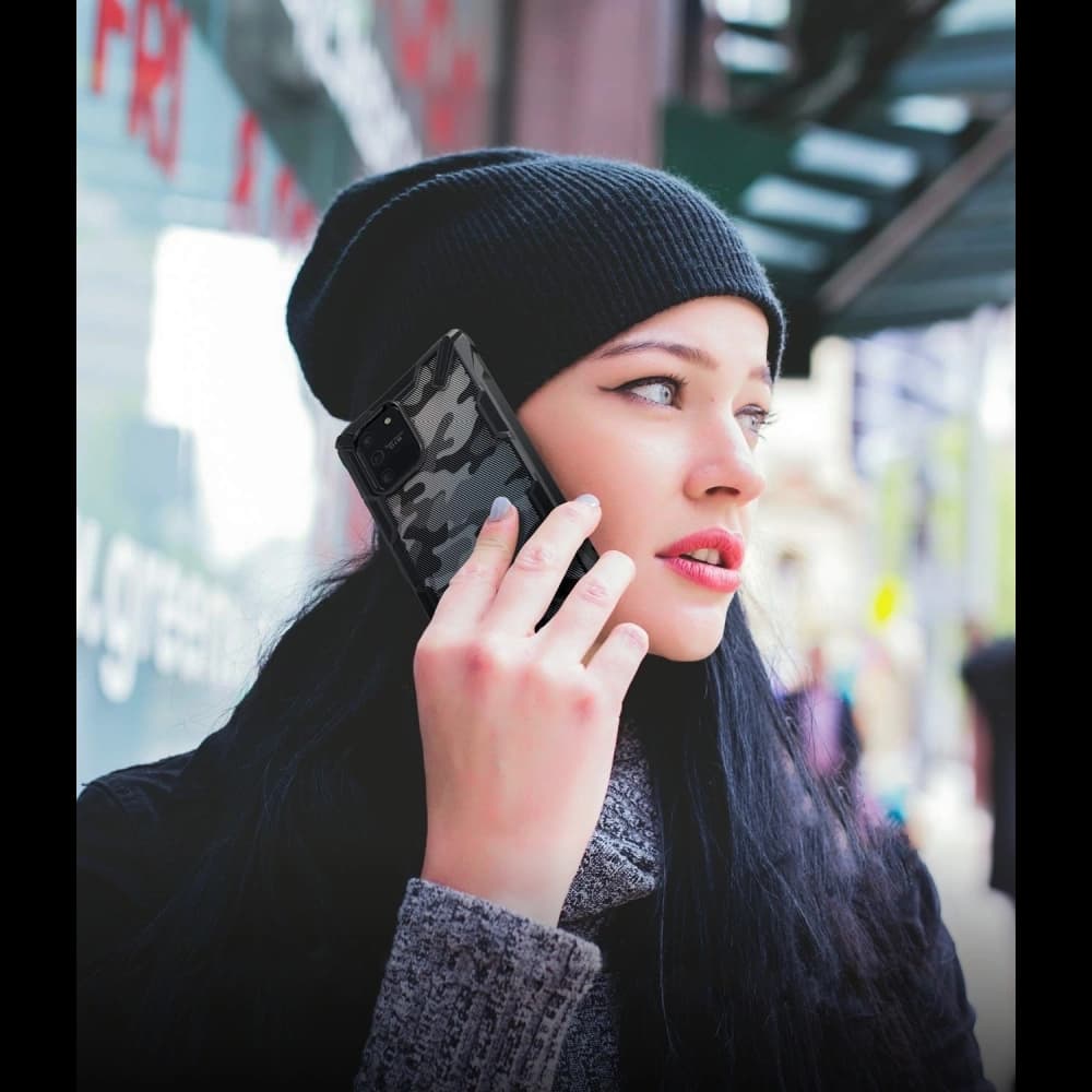 Ringke Samsung Tasche Fusion-X Design Galaxy S10 Lite Camo (Moro) Schwarz - 2