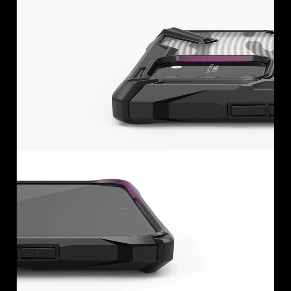 Ringke Samsung Tasche Fusion-X Design Galaxy S10 Lite Camo (Moro) Schwarz - 5