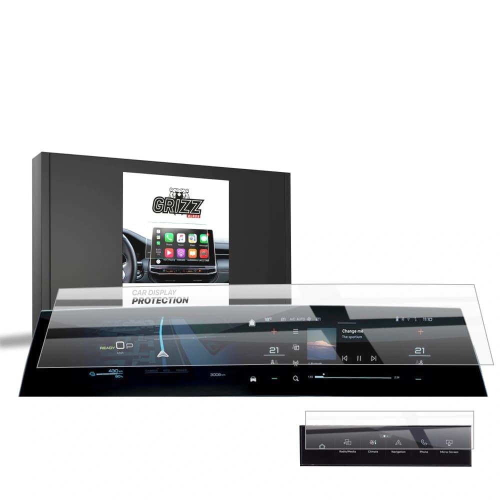 Ceramic GrizzGlass CarDisplay Protection Peugeot 3008 (2024-2025) [2in1] - 1