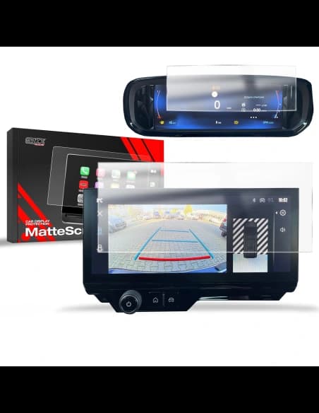 Matte GrizzGlass CarDisplay Protection Peugeot Partner 3 10" 2023-2025 [2in1]