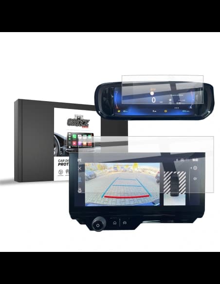 Ceramic GrizzGlass CarDisplay Protection Peugeot Partner 3 10" 2023-2025 [2in1]