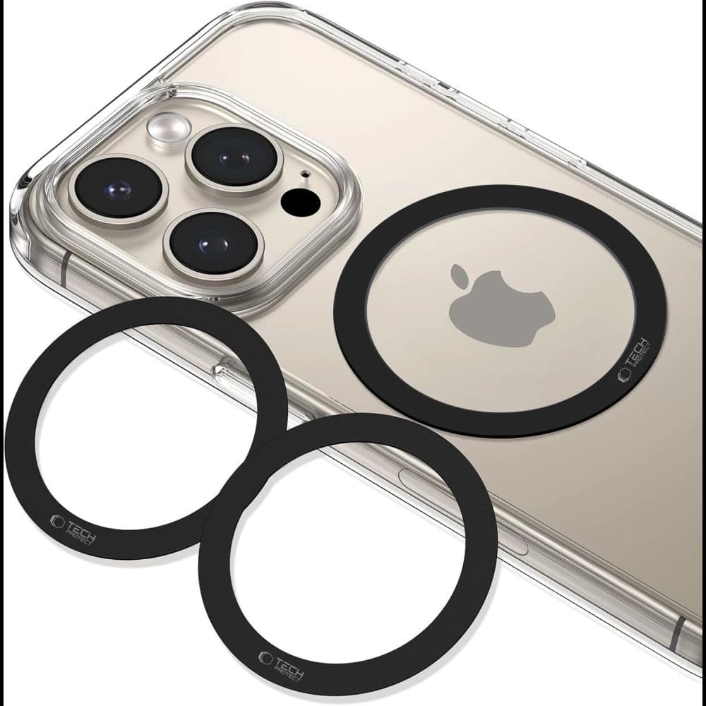 Tech-Protect MMP-110 Magnetic MagSafe Gyűrű Fekete [2 CSOMAG] - 5