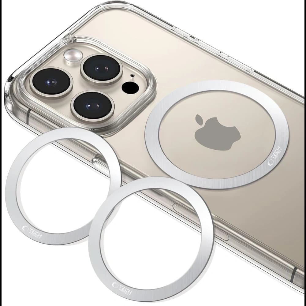 Tech-Protect MMP-110 Magnetic MagSafe Ring Silber [2 PACK] - 5