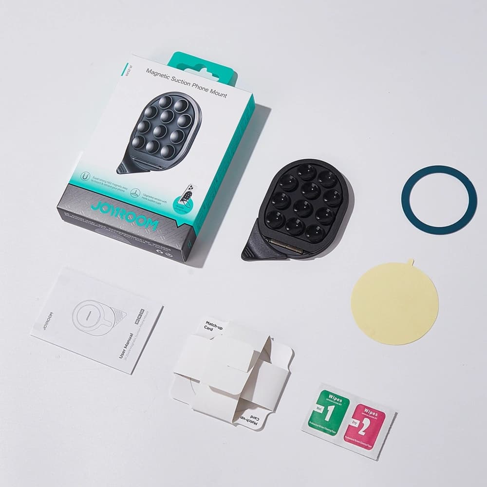 Joyroom JR-ZS418 Smartphone-Halter mit Ständer und Saugnäpfen MagSafe schwarz - 3