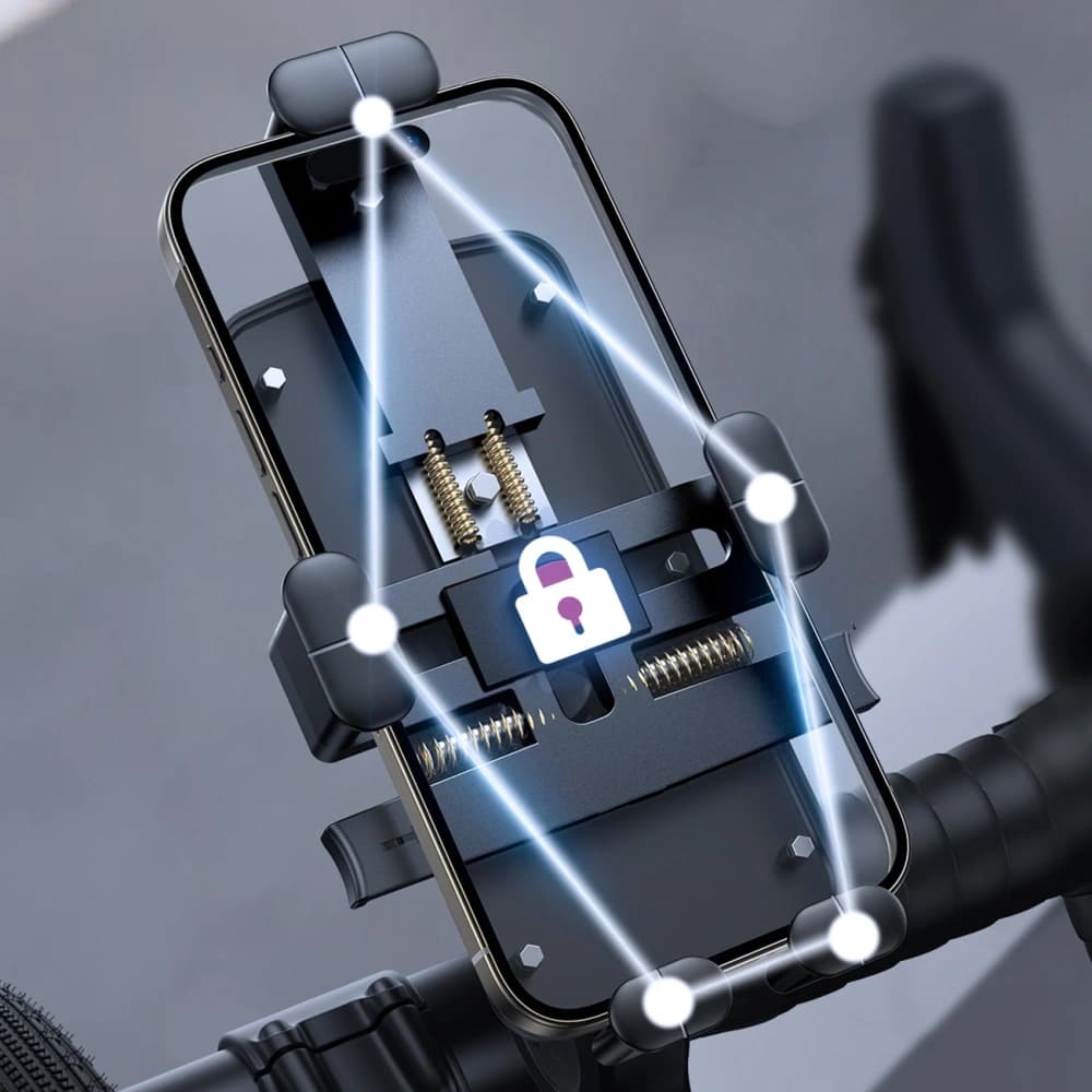 Joyroom JR-OK7 Smartphone Lenkerhalterung schwarz - 11