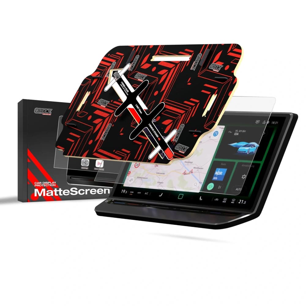 GrizzGlass CarDisplay MatteScreen Easy Volkswagen VW ID.7 15" 2024 - 1