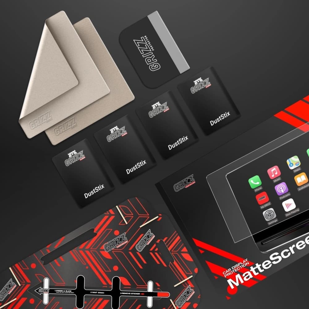 GrizzGlass CarDisplay MatteScreen Easy Volkswagen VW Tayron 12,9" 2024 - 8